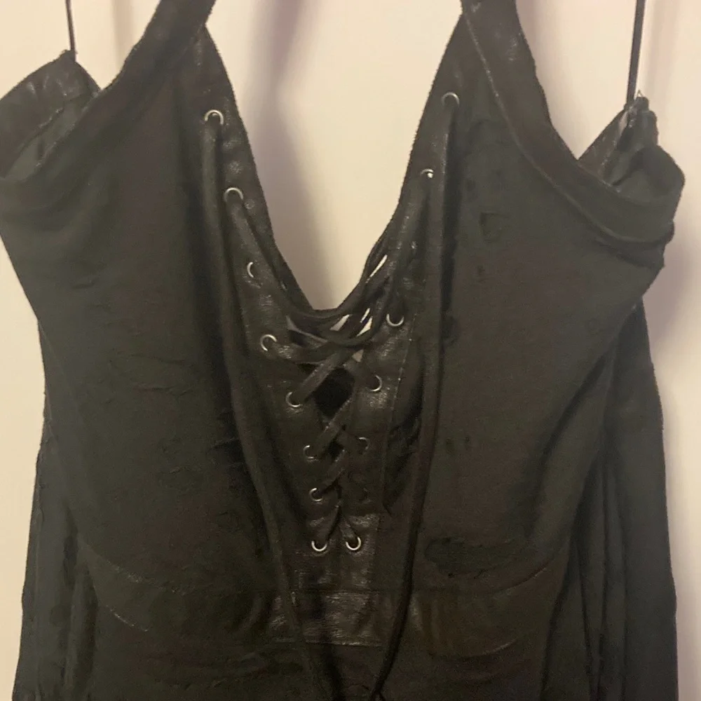 Killstar Black High Low Dress - Picture 3 of 4